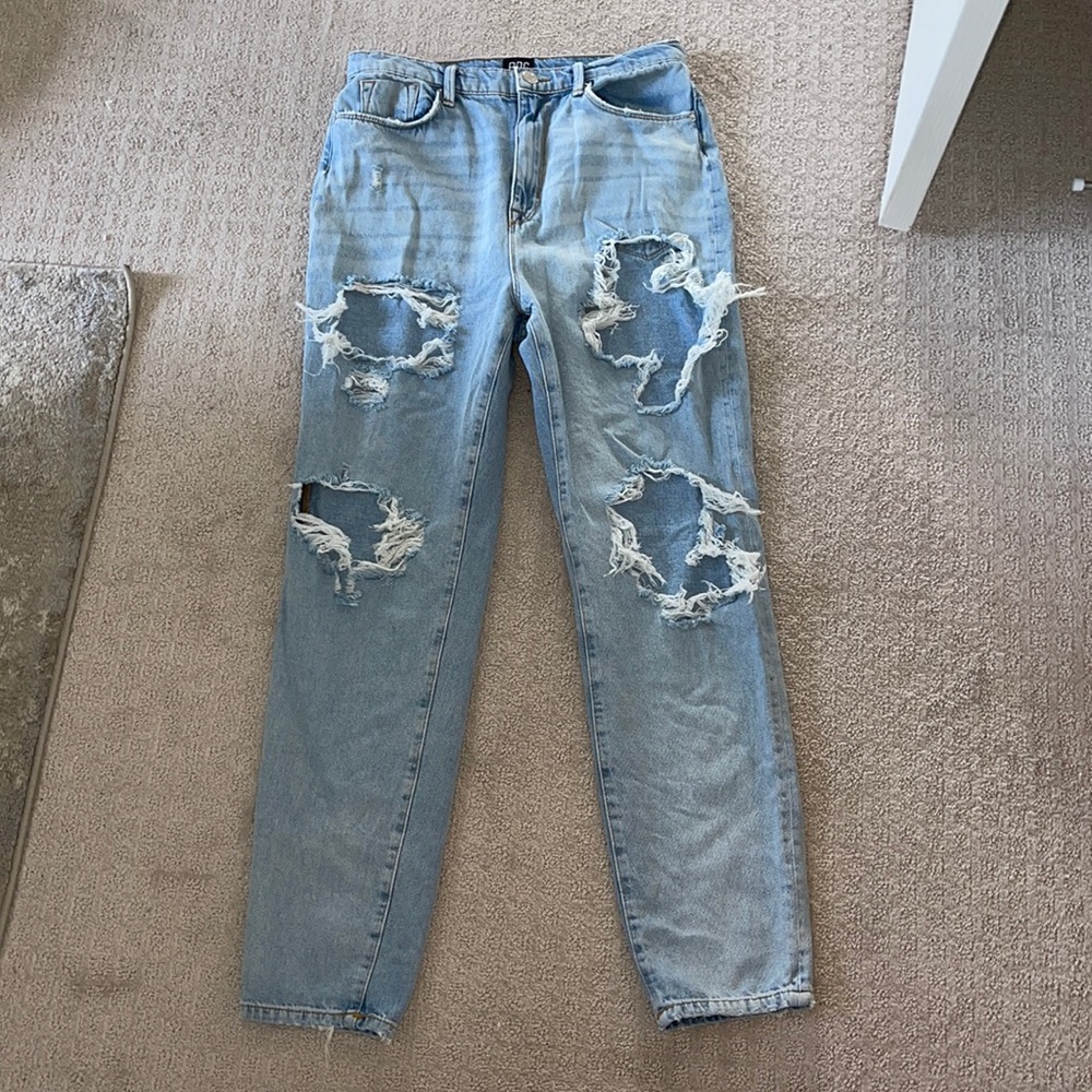 Urban Outfitters Distressed High Rise Mom Jeans